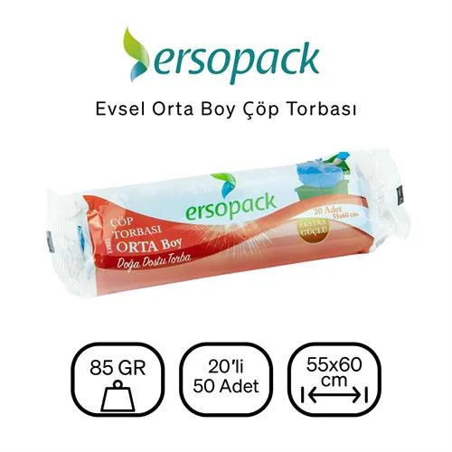 ÇÖP POŞETİ ORTA BOY